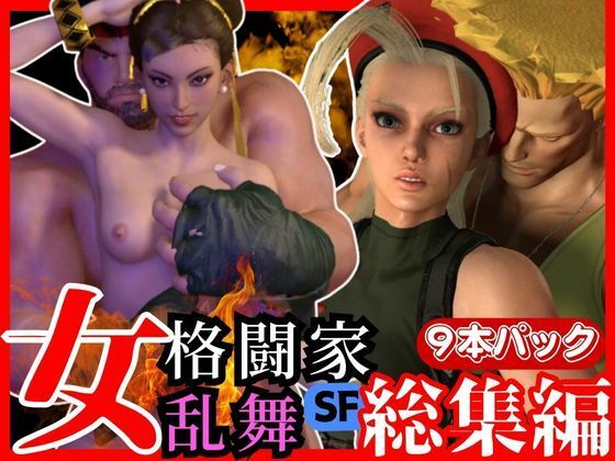 【総集編】ストリップファイター究極パック、チュンリーキャミーリュウにガイルと超大量セットd_433545