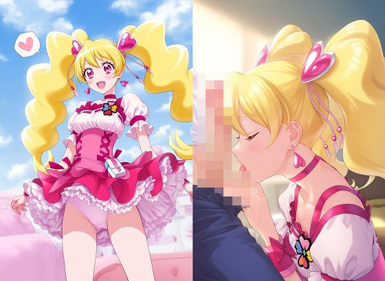 プリ◯ュア戦士・キュア桃ちゃんとらぶらぶえっち!d_449348