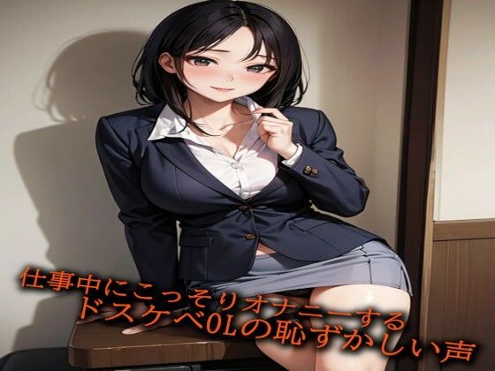 仕事中にこっそりオナニーするドスケベOLの恥ずかしい声d_494486