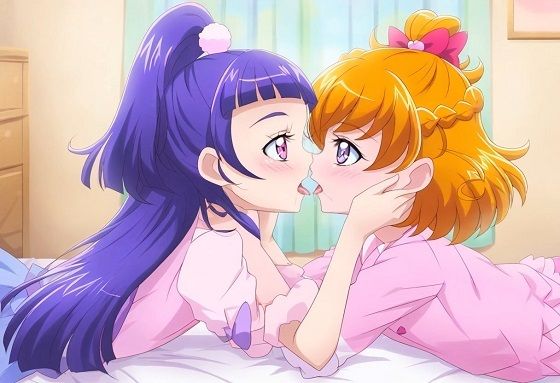 美少女たちの百合キスと女神たちのダブルフェラd_498057