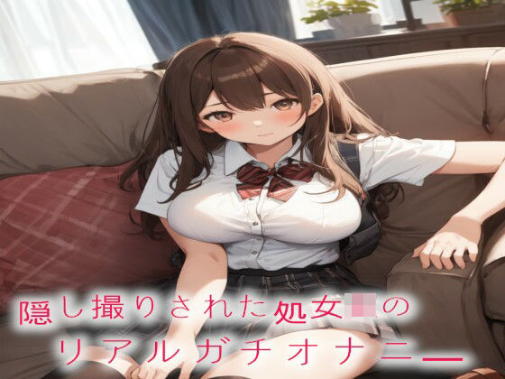 隠し撮りされた処女JKのリアルガチオナニーd_527824
