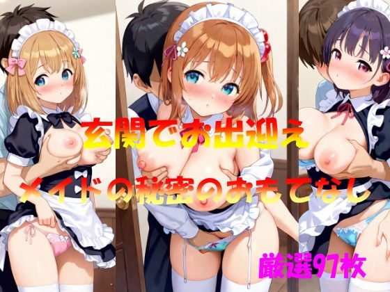 玄関でお出迎え メイドの秘密のおもてなしd_548736