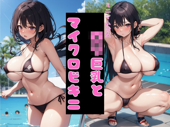ロリ巨乳とマイクロビキニ2d_553435