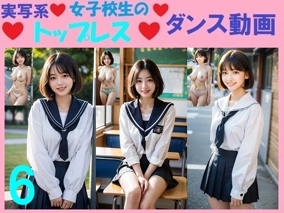 実写系女子校生のトップレスダンス動画6d_564953