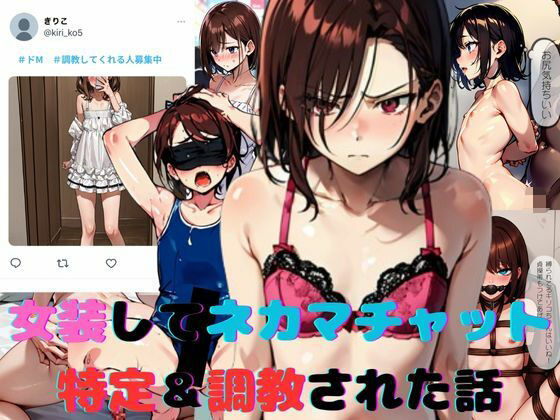 女装してネカマチャットしてたら特定&調教された話d_569876