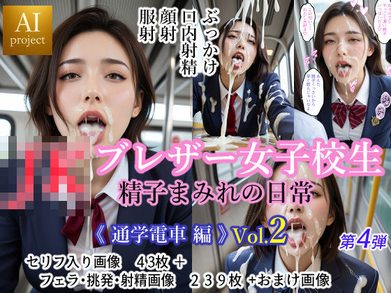 JK ブレザー女子校生 精子まみれの日常 《通学電車 編》vol.2d_586544