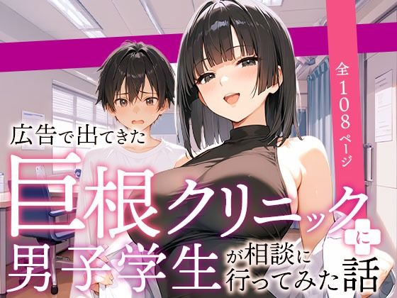 広告で出てきた巨根クリニックに男子学生が相談に行ってみた話d_589800