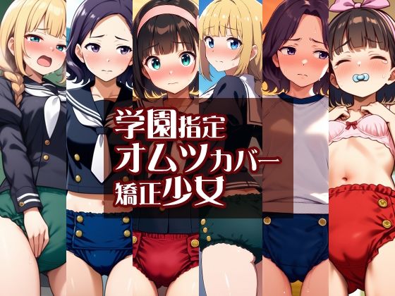 学園指定オムツカバー矯正少女d_559945