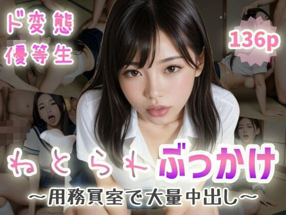 【ド変態優等生】ねとられぶっかけ〜用務員室で大量中出し〜d_576296