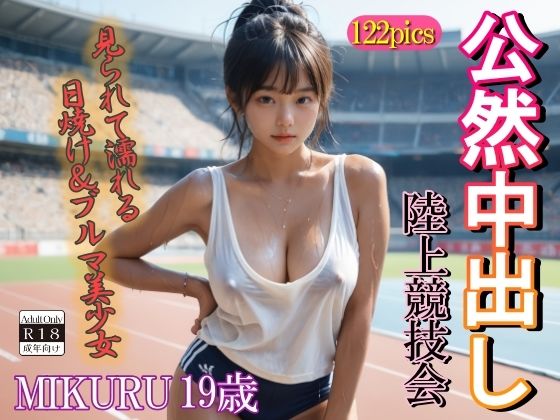 公然中出し陸上競技会〜見られて濡れる日焼け＆ブルマ美少女〜d_588621