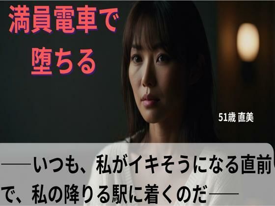 【シニア恋愛】「満員電車で堕ちる」〜いつも、私がイキそうになる直前で、私の降りる駅に着く〜51歳 直美【官能朗読】d_616358