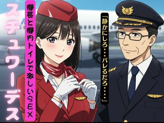 スチュワーデスを機内トイレに押し込んでセックスした、機長とスチュワーデスは滞在先で秘密の不倫関係d_616589