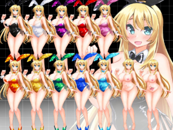【立ち絵素材】カラーバニーガールd_617056