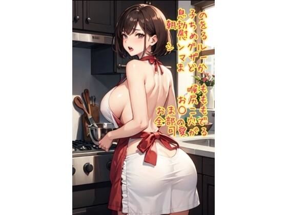 息子の朝勃ちを治めたいシンママまどかd_436731