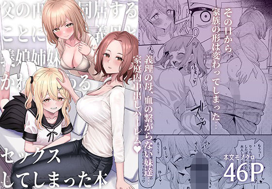 父の再婚で同居することになった義母と義娘姉妹とかわるがわるセックスしてしまった本d_437244