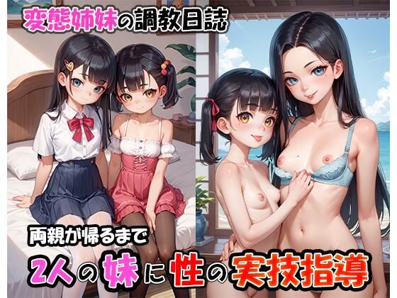 変態姉妹の調教日誌〜両親が帰るまで2人の妹に性の実技指導〜d_481454