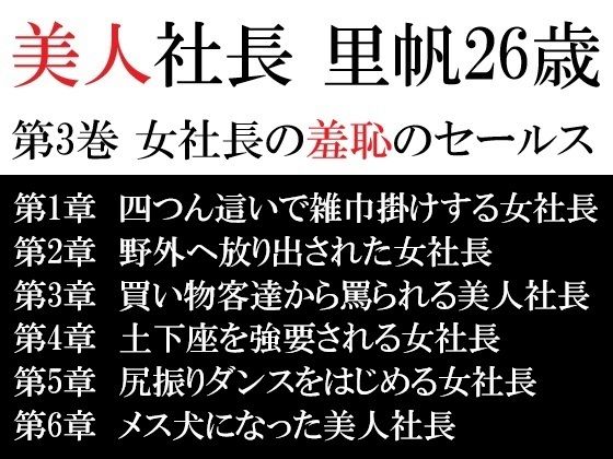 美人社長 里帆26歳 第3巻 女社長の羞恥のセールスd_617249