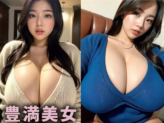 巨乳セーター美女【AIグラドル編集部vol.72】d_301856
