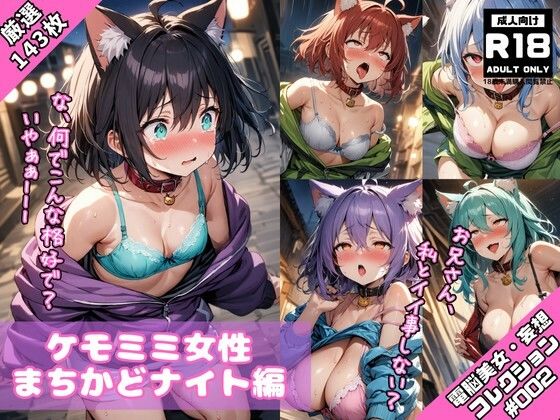 電脳美女妄想コレクション ケモミミ女性 まちかどナイト編d_439142