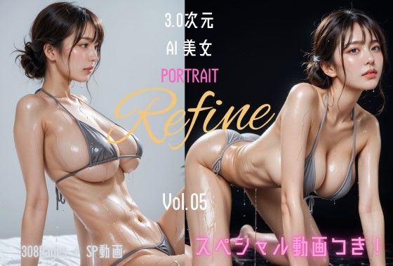 3.0次元AI美女 PORTRAIT Refine VOL.05 AI SEX ポーズ集d_597859