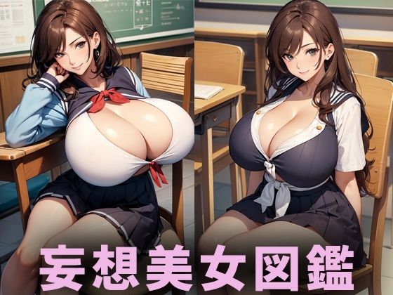 爆乳コスプレ美女【妄想イラスト美女図鑑vol.118】d_445138
