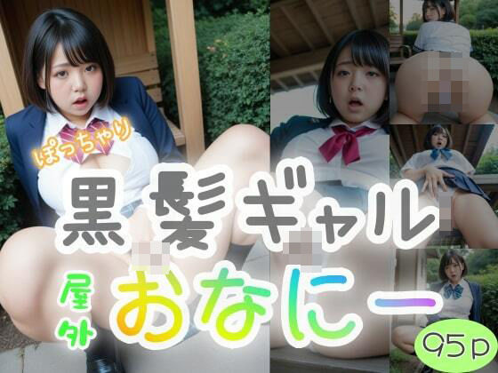 ぽっちゃり黒髪ギャル屋外おなにー(95p)d_461418