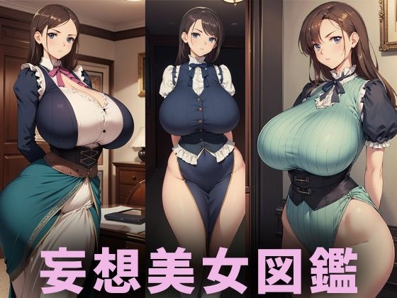 爆乳コスプレ美女【妄想イラスト美女図鑑vol.127】d_464948