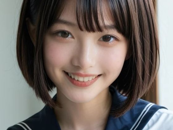 Gカップのリカちゃん2人だけの教室で洋服を全部脱いでしまうd_563732