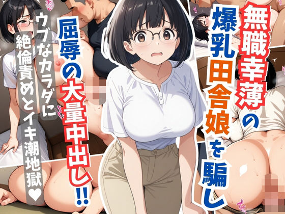 無職幸薄の爆乳田舎娘を騙し屈辱の大量中出しd_605803