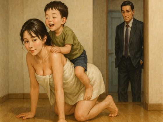 上司の前でお馬さんになった人妻d_667581