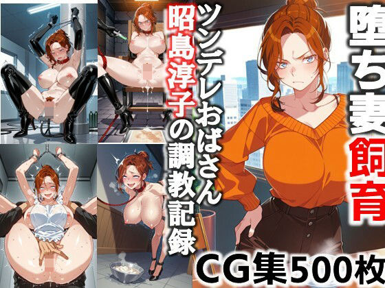 堕ち妻飼育 ツンデレおばさん昭島淳子の調教記録CG集d_651777