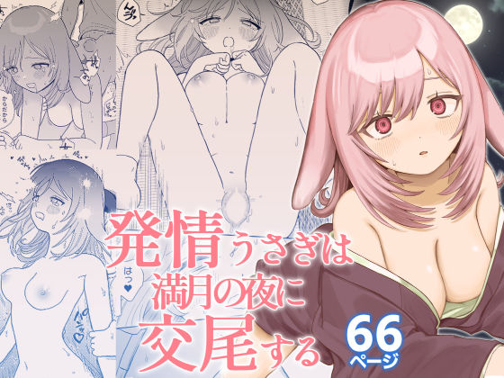 発情うさぎは満月の夜に交尾するd_667750