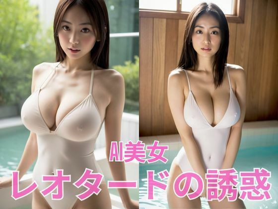 AI美女 白いレオタードの誘惑d_648988