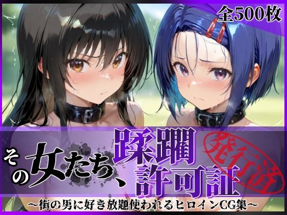 その女たち、蹂躙許可証発行済み -街の男たちに好き放題使われるヒロインCG集- 古●川唯＆西連寺●菜編d_690704