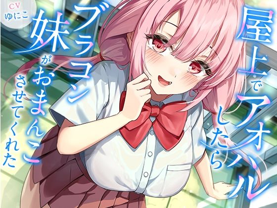 屋上でアオハルしたらブラコン妹がおまんこさせてくれた【KU100】d_697546