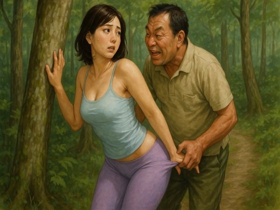 森林でお母さんが…d_705534