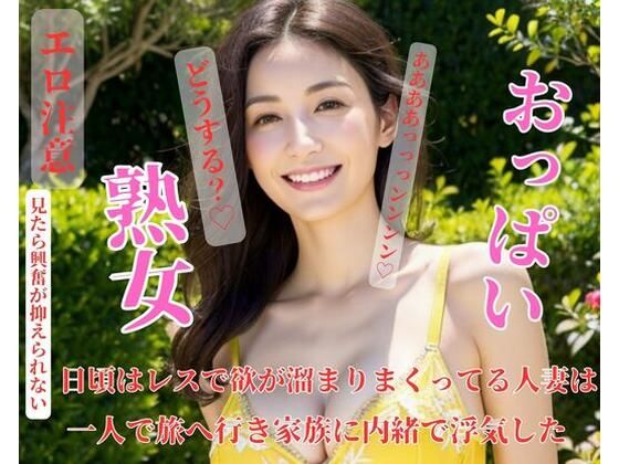 日頃はレスで欲が溜まりまくってる人妻は一人で旅へ行き家族に内緒で浮気したd_422873