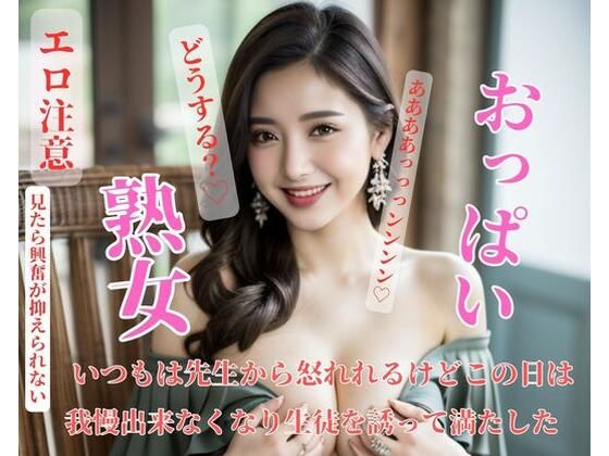 いつもは先生から怒れれるけどこの日は我慢出来なくなり生徒を誘って満たしたd_423459