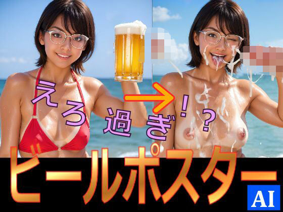 えろ過ぎ！？ビールポスターd_476835