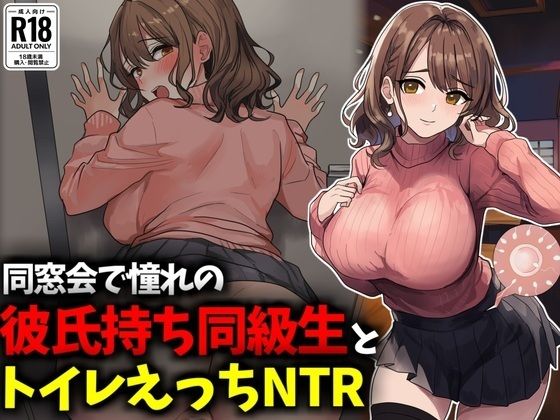 同窓会で憧れのマドンナ的同級生とトイレえっちNTRd_716940