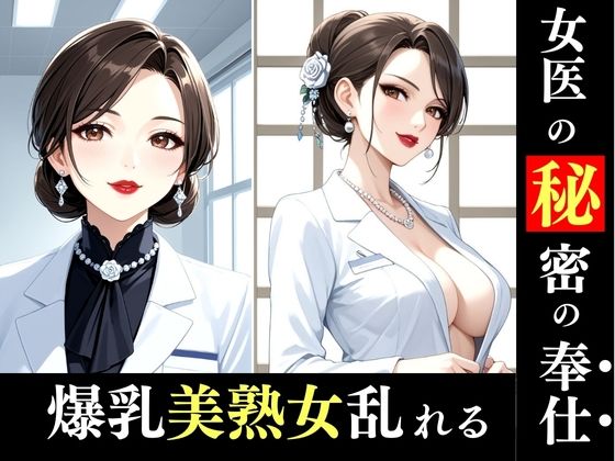 巨乳熟女女医が誘う…淫靡な診察室へようこそ【AI生成CG集】d_560755