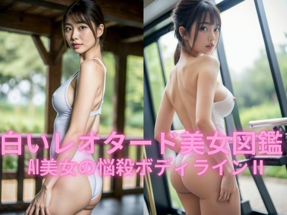 白いレオタード美女図鑑 - AI美女の悩殺ボディラインIId_571924