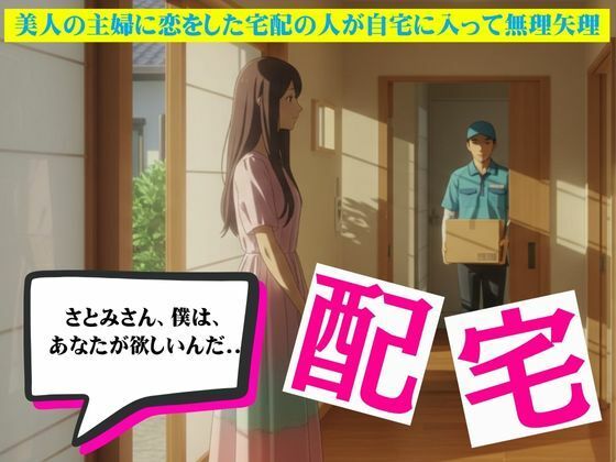 主婦に恋した宅配員は無理矢理家に入ってSEXしてしまう物語d_627565