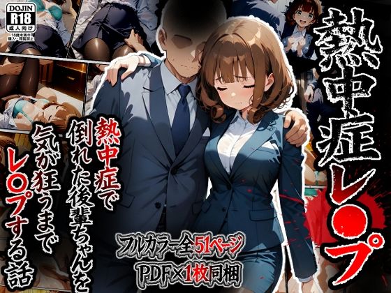 熱中症で倒れた後輩ちゃんをレ〇プする話d_715388