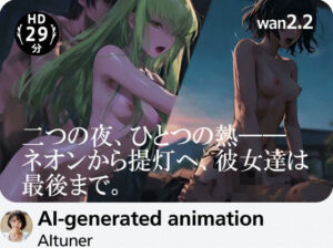 【29分HD】二つの夜、ひとつの熱――ネオンから提灯へ、彼女達は最後まで。