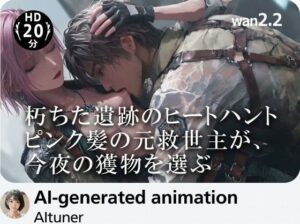 【20分HD】朽ちた遺跡のヒートハント──ピンク髪の元救世主が、今夜の獲物を選ぶ