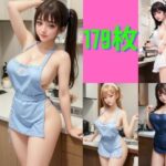 芸術的な裸エプロン、美女たちの新しい一日