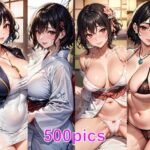 息子を溺愛するお母さんと温泉旅行に来たCG集