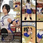 『理想の彼女を3DCGで作ります』から生まれたバーチャルアイドル「一ノ瀬廻里（いちのせめぐり）」の女子バレーユニフォーム風写真集:Volley_Fighter_02
