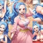 【ビ○イラストエロ画像】ワ○ピースに登場する某王女ちゃんのエッチなエロ画像集